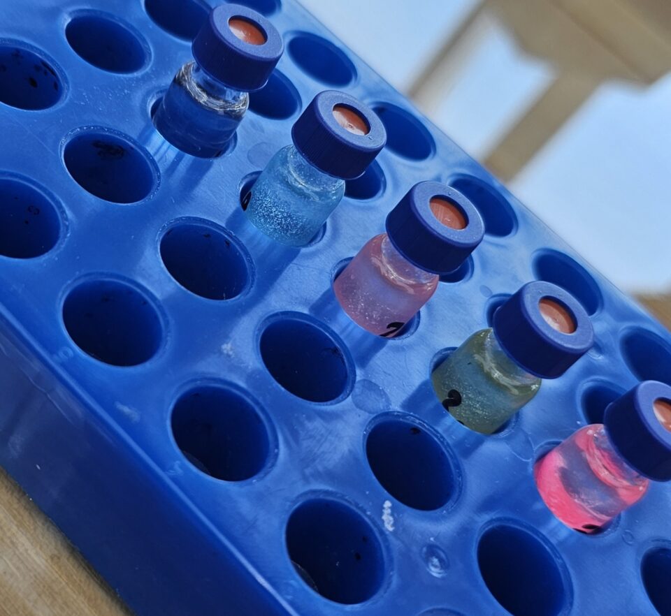 serie pillen klaar voor de test Unity